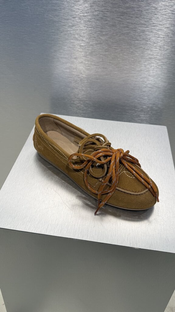 Posa Boat loafer - Prairie suede - Camel