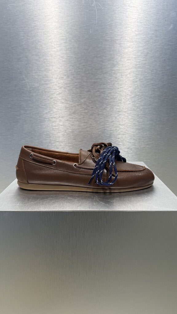 Posa Boat loafer - Soft leather - Walnut