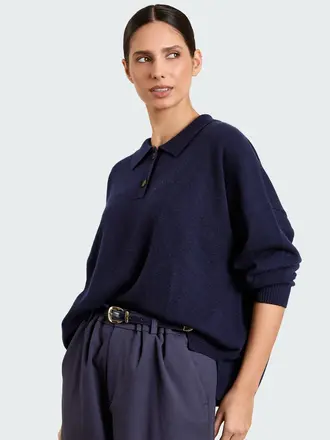 Studio Clique Stacy Polo - Navy