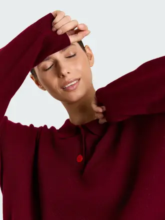 Studio Clique Stacy Polo - Burgundy
