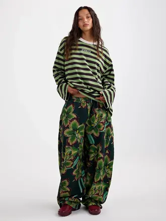 Stieglitz Donna Wide Skate Longsleeve - Green