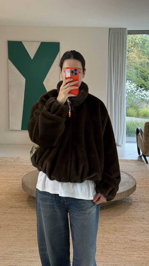 JOHNY Cooper Vest - Faux Fur Brown