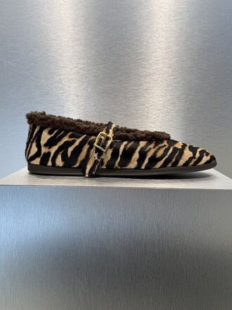 Posa St. Moritz Ballet Flats - Zebra