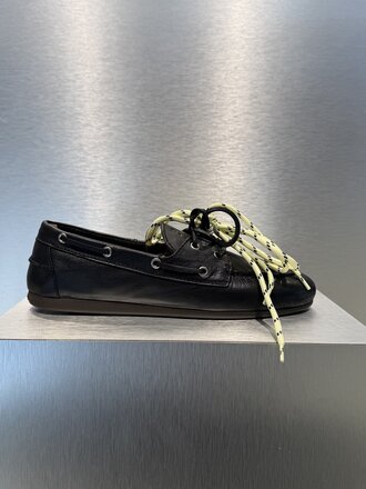 Posa Boat Loafer - Soft Leather - Black