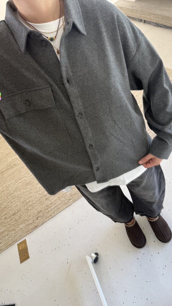 MaxMara Weekend Agiate Shirt - Gris Clair