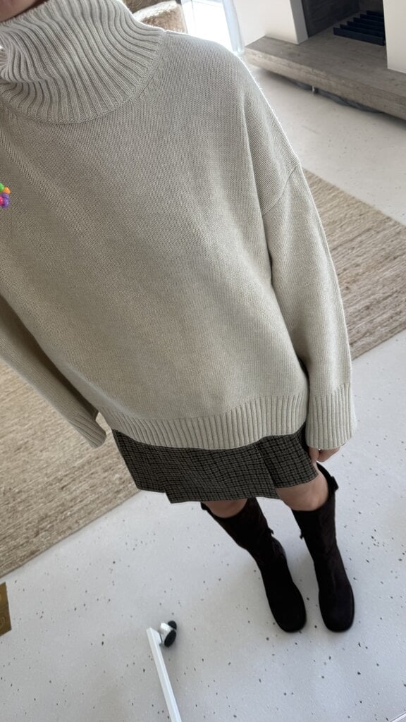 The Garment Balmoral Tennis Skirt - Brown/Black Check