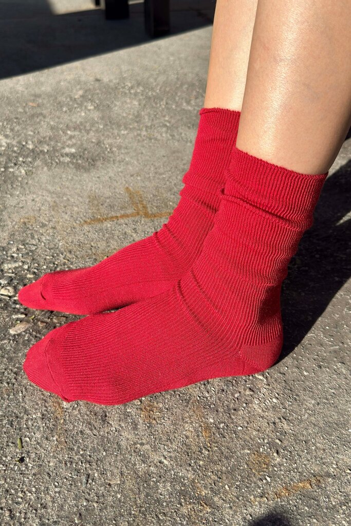Le Bon Shoppe Trouser Socks - Tuscan Red
