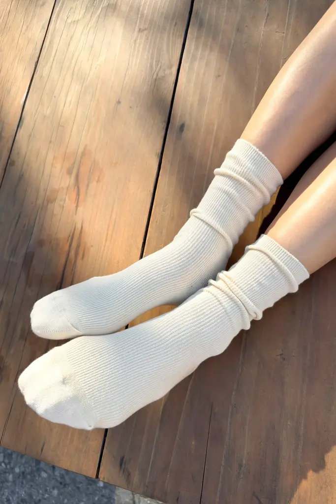 Le Bon Shoppe Trouser Socks - Pearl