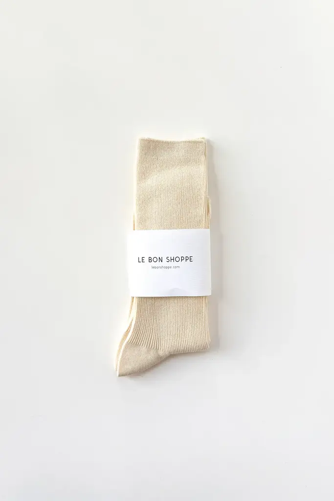 Le Bon Shoppe Trouser Socks - Pearl