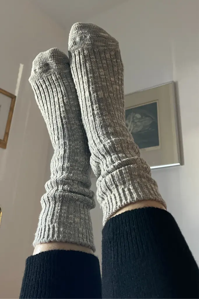 Le Bon Shoppe Cottage Socks - Ht Grey