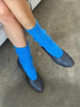 Le Bon Shoppe Cottage Socks - Laguna Blue