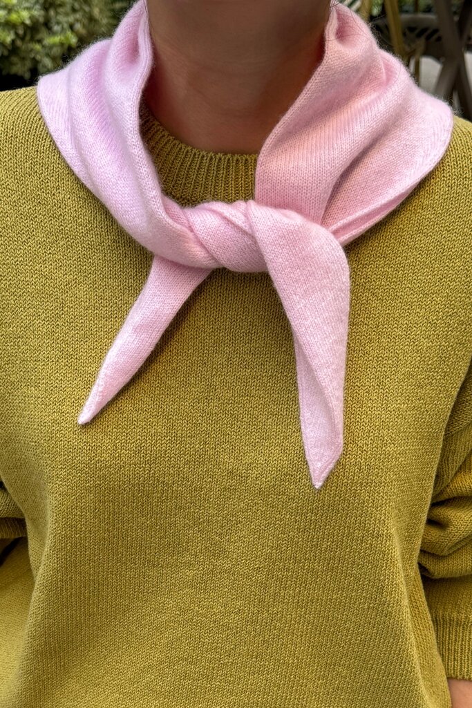Le Bon Shoppe Cashmere Bandana - Baby Pink
