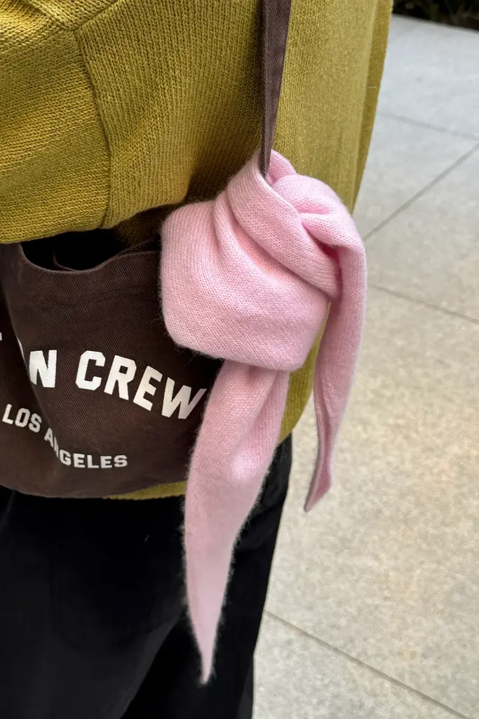 Le Bon Shoppe Cashmere Bandana - Baby Pink