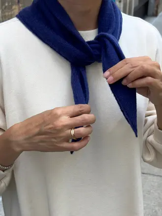 Le Bon Shoppe Cashmere Bandana - Navy