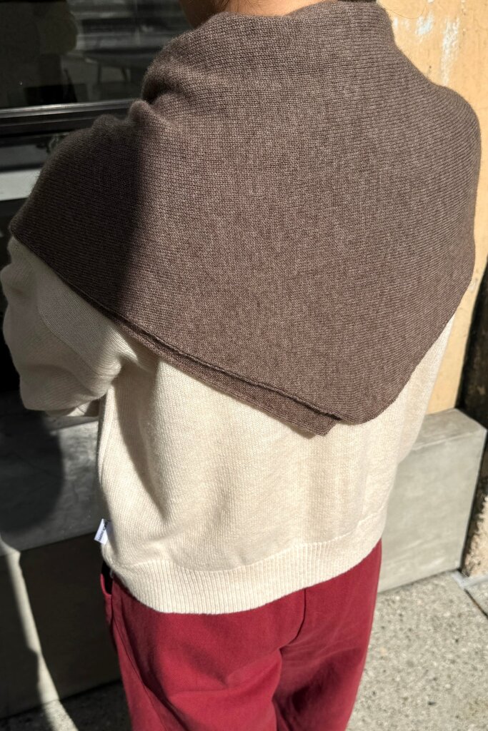 Le Bon Shoppe Cashmere Triangle Shawl - Frappe