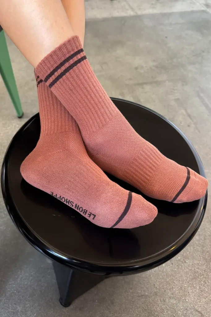 Le Bon Shoppe Boyfriend Socks - Clay