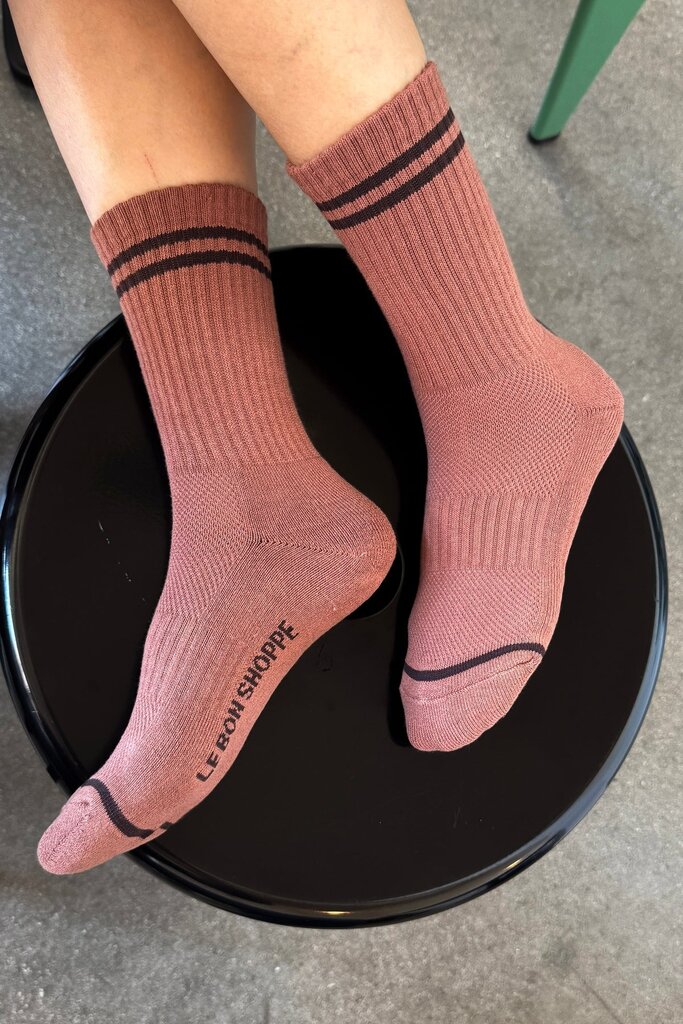 Le Bon Shoppe Boyfriend Socks - Clay