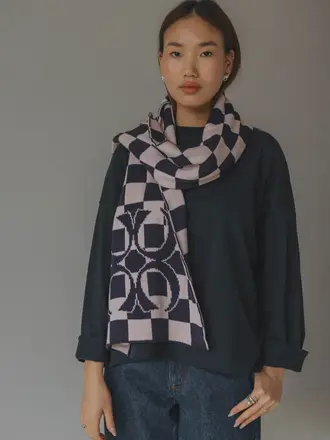 Cou Cou Collection Ivy Scarf - Navy