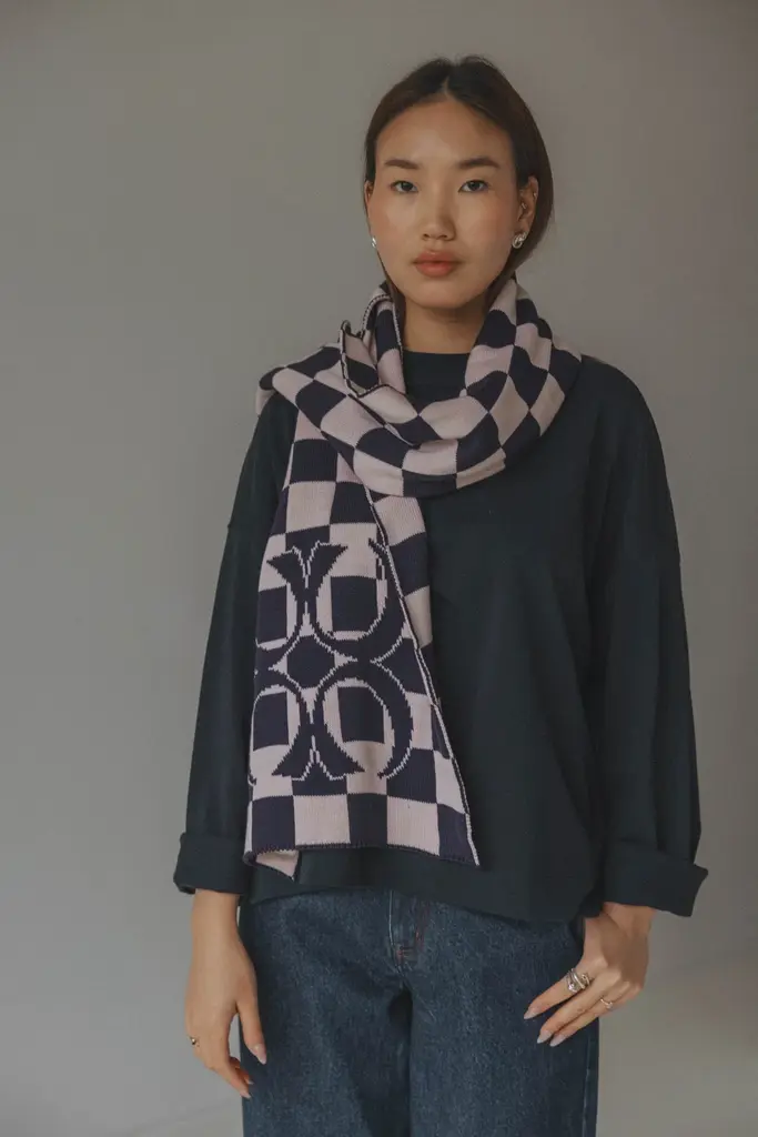 Cou Cou Collection Ivy Scarf - Navy