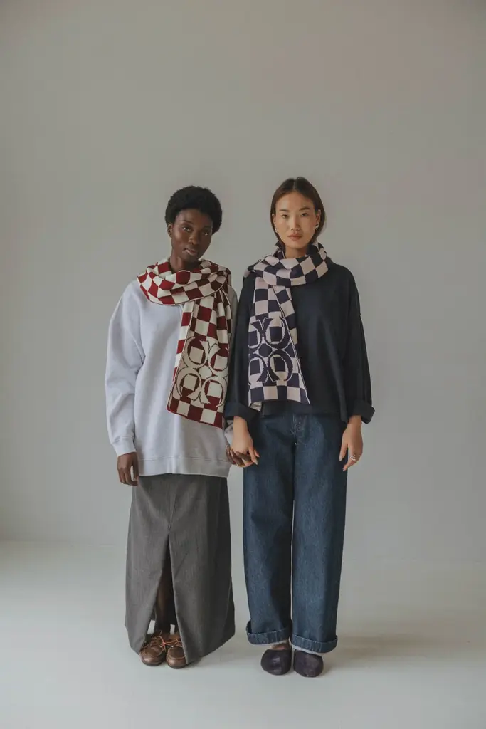 Cou Cou Collection Ivy Scarf - Navy