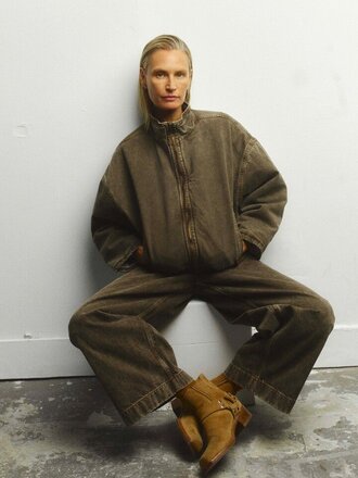 American Vintage Oshow Bomber - Stone Brown