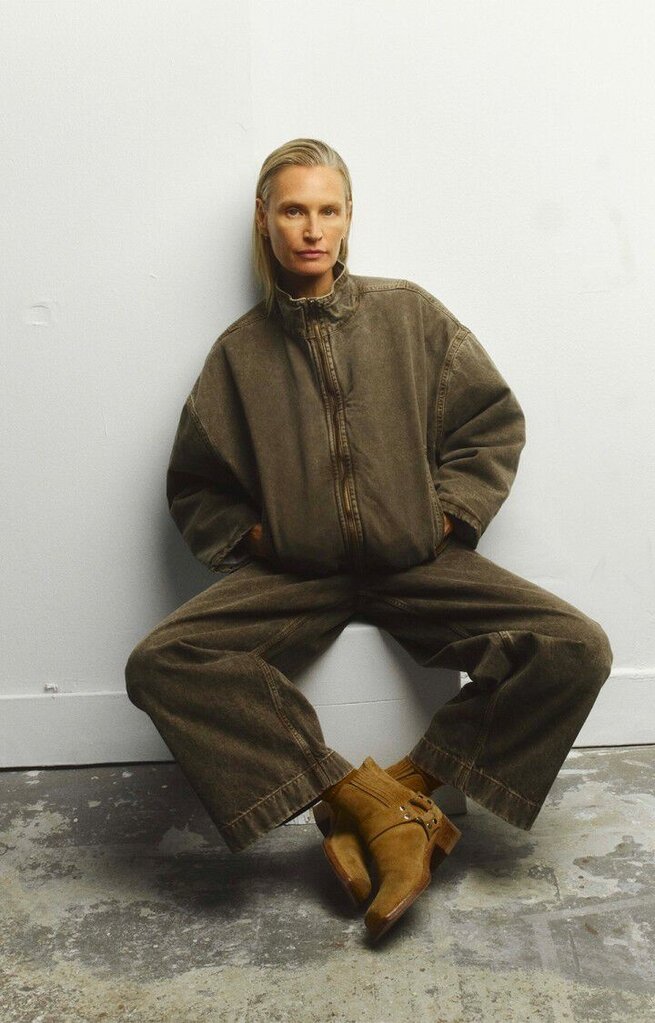 American Vintage Oshow Bomber - Stone Brown