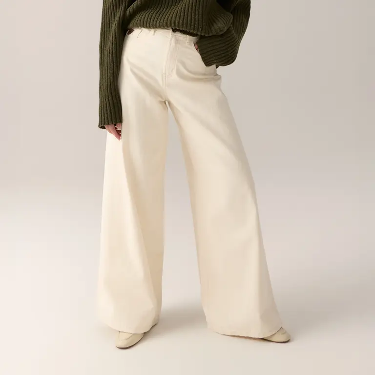 Lois Marlene R Jeans - Ecru Wool