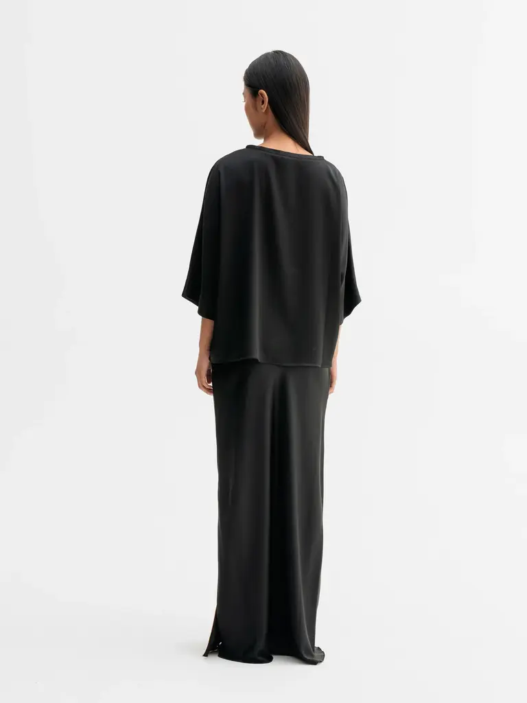 Ahlvar Gallery Tori Satin Tee - Black