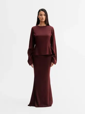 Ahlvar Gallery Dara Blouse - Burgundy