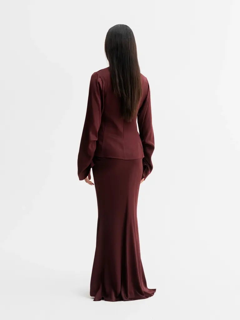 Ahlvar Gallery Dara Blouse - Burgundy