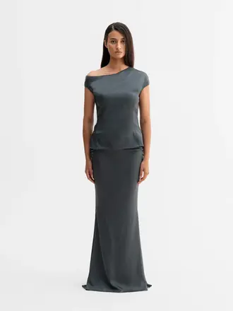 Ahlvar Gallery Chika Top - Dark Grey