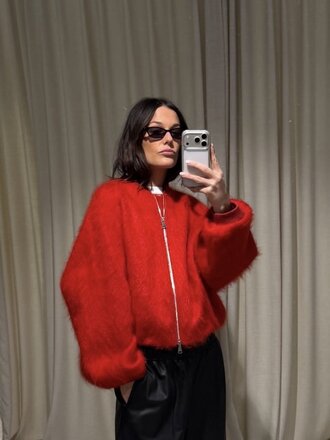 Birgitte Herskind Jimi Bomber Jacket - Red