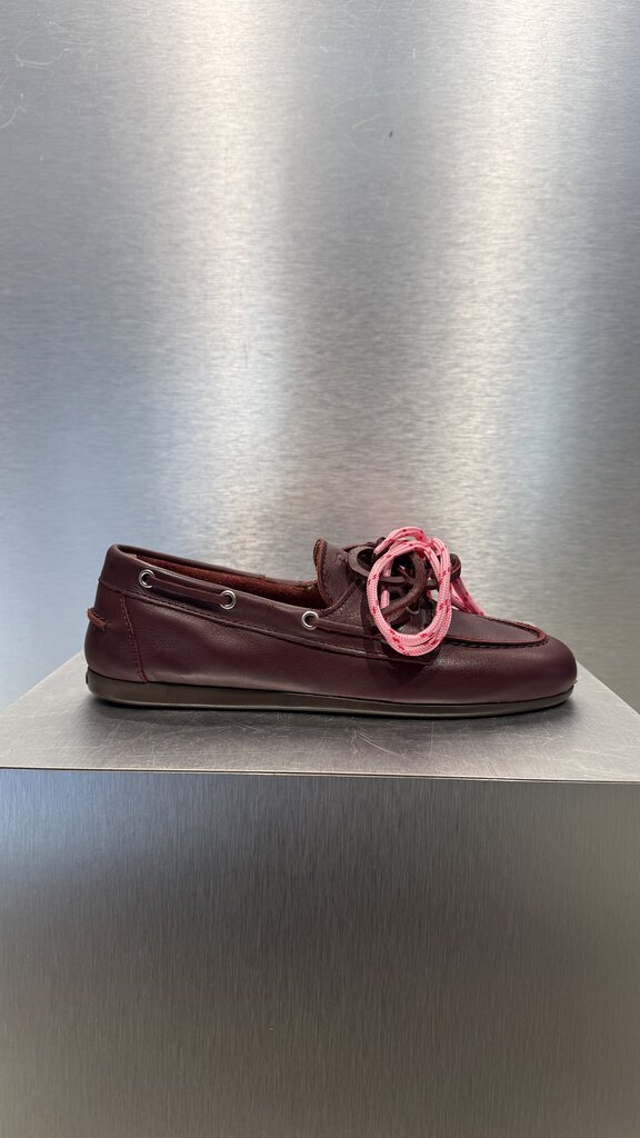 Posa Boat Loafer Soft Leather - Burgundy