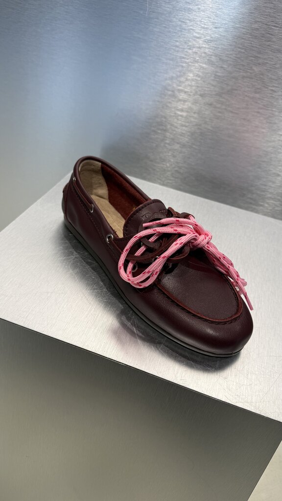 Posa Boat Loafer Soft Leather - Burgundy