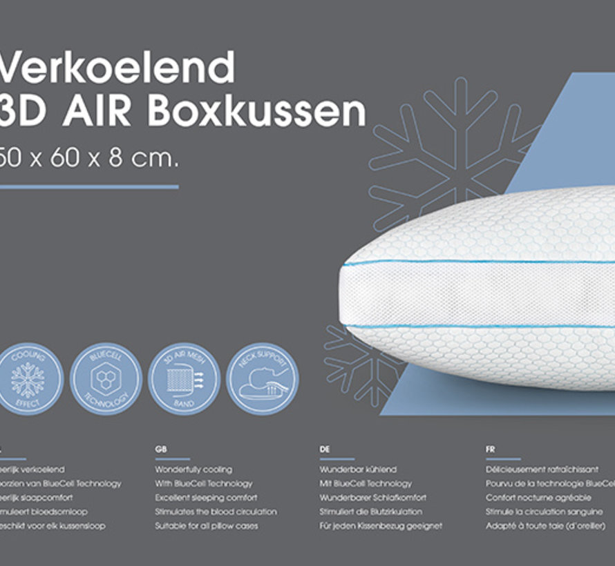 Boxkussen - Verkoelend - 3D AIR