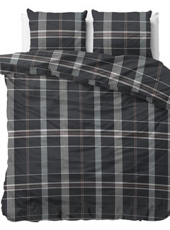 Dreamhouse Bedding Bruce - Flanel - Grijs/Taupe Dekbedovertrek