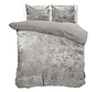 Crushed Velvet - Metallic Zilver Dekbedovertrek