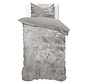 Crushed Velvet - Metallic Zilver Dekbedovertrek
