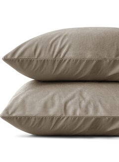 Dreamhouse 2-Pack: Kussenslopen - Velvet - Taupe