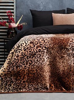 Sleeptime Deken Embossed - Panther - Taupe