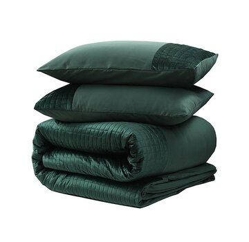 Sleeptime Velvet Band - Groen Dekbedovertrek