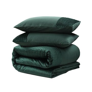 Sleeptime Velvet Band - Groen Dekbedovertrek