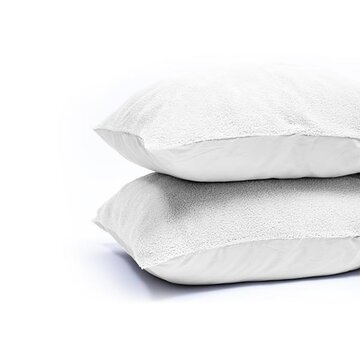 Sleeptime 2-Pack: Kussenslopen - Teddy - Wit