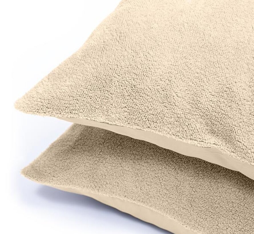 2-Pack: Kussenslopen - Teddy - Taupe