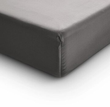 Primaviera Deluxe Hoeslaken Katoen-Satijn - Grijs