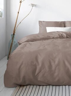 Primaviera Deluxe Luxe Katoen-Satijn - Taupe Dekbedovertrek