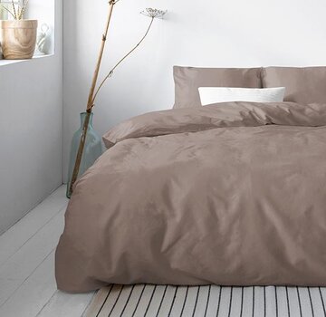 Primaviera Deluxe Luxe Katoen-Satijn - Taupe Dekbedovertrek