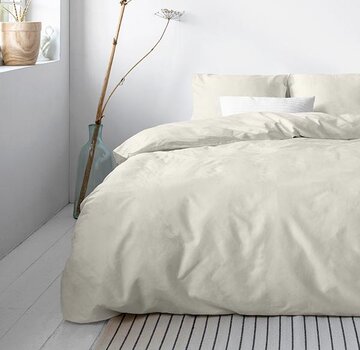 Primaviera Deluxe Luxe Katoen-Satijn - Creme Dekbedovertrek
