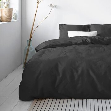 Primaviera Deluxe Luxe Katoen-Satijn - Zwart Dekbedovertrek