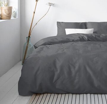 Primaviera Deluxe Luxe Katoen-Satijn - Antraciet Dekbedovertrek